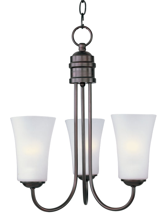 Maxim 10043FTOI Logan 3 Light Chandelier | Oil Rubbed Bronze