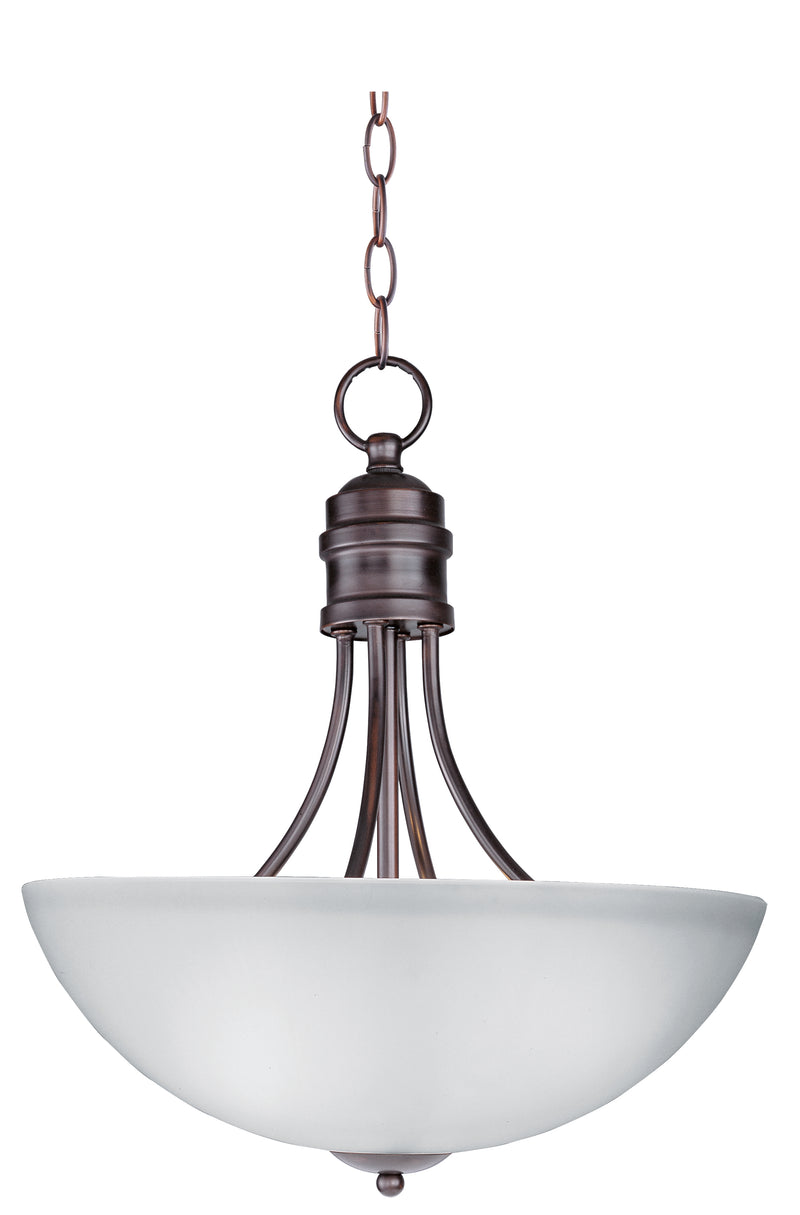 Maxim 10044FTOI Logan 3 Light Pendant | Oil Rubbed Bronze