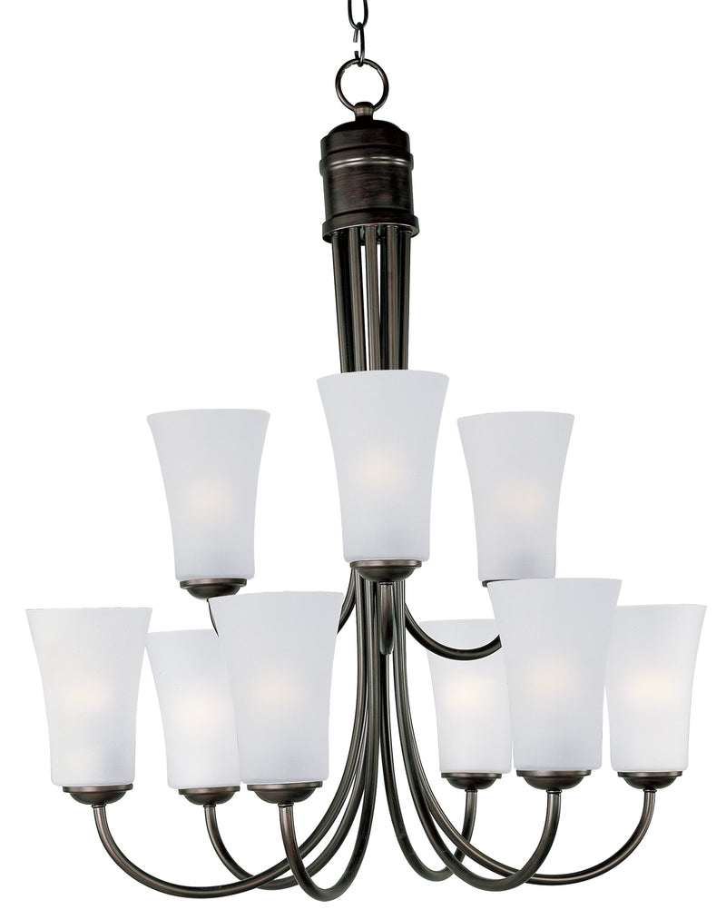 Maxim 10046FTOI Logan 9 Light Chandelier | Oil Rubbed Bronze
