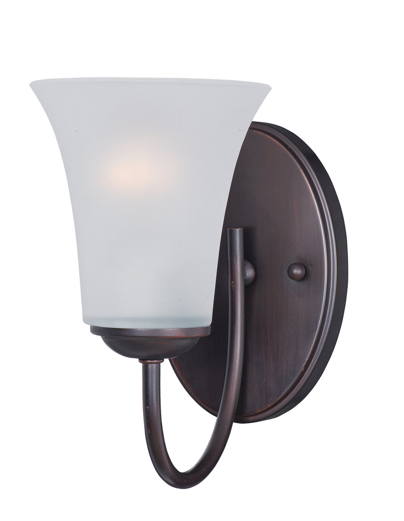 Maxim 10051FTOI Logan 1 Light Wall Sconce | Oil Rubbed Bronze
