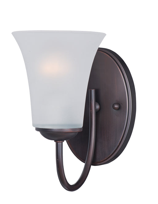 Maxim 10051FTOI Logan 1 Light Wall Sconce | Oil Rubbed Bronze