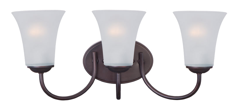 Maxim 10053FTOI Logan 3 Light Bath Vanity | Oil Rubbed Bronze