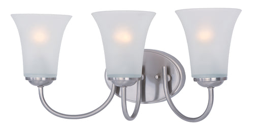 Maxim 10053FTSN Logan 3 Light Bath Vanity | Satin Nickel