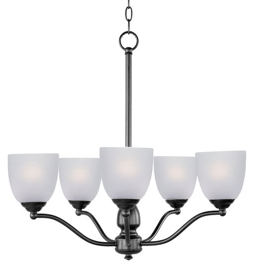 Maxim 10065FTBK Stefan 5 Light Chandelier | Black