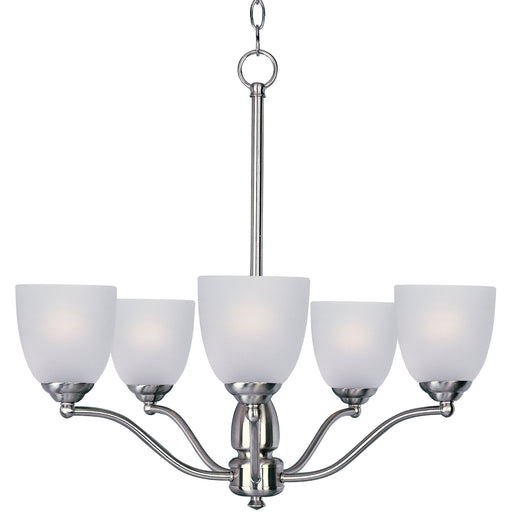 Maxim 10065FTSN Stefan 5 Light Chandelier | Satin Nickel