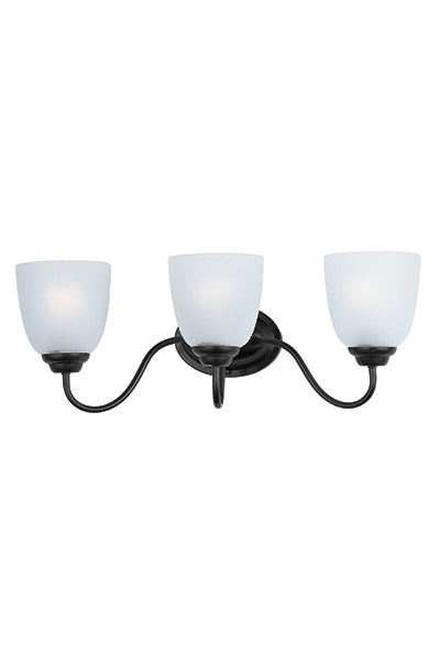 Maxim 10073FTBK Stefan 3 Light Bath Vanity | Black