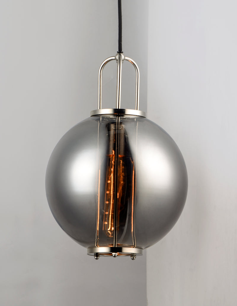 Maxim 10084MSKPN Minaret 1 Light Pendant | Polished Nickel
