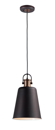 Maxim 10085OIAB Sedona 1 Light Pendant | Oil Rubbed Bronze / Antique Brass