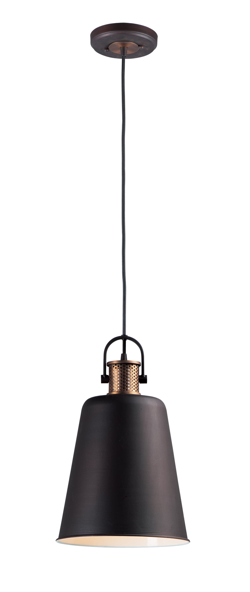 Maxim 10085OIAB Sedona 1 Light Pendant | Oil Rubbed Bronze / Antique Brass