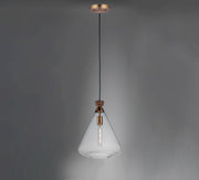 Maxim 10101CLWOAB Abbott 1 Light Pendant | Weathered Oak / Antique Brass