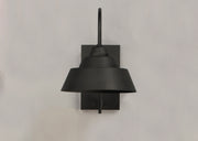 Maxim 10104BK Shoreline 1 Light Outdoor Wall Sconce | Black