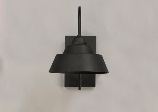 Maxim 10104BK Shoreline 1 Light Outdoor Wall Sconce | Black