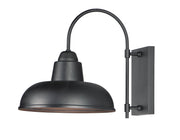 Maxim 10118BK Industrial 1 Light Outdoor Wall Sconce | Black