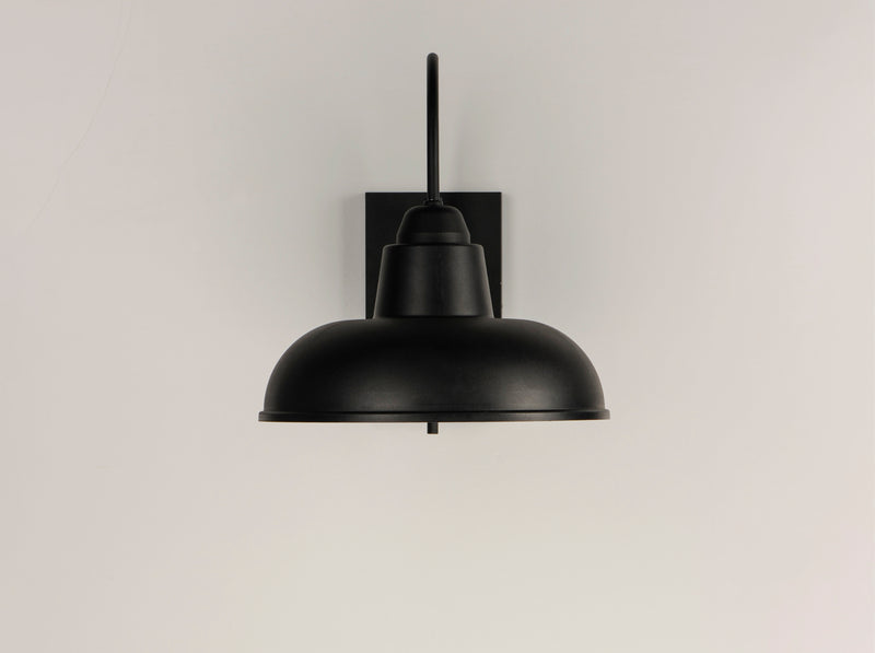 Maxim 10118BK Industrial 1 Light Outdoor Wall Sconce | Black
