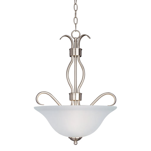 Maxim 10121FTSN Basix 3 Light Invert Bowl Pendant | Satin Nickel
