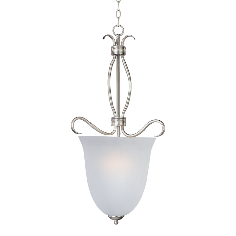 Maxim 10131FTSN Basix 4 Light Entry Foyer Pendant | Satin Nickel