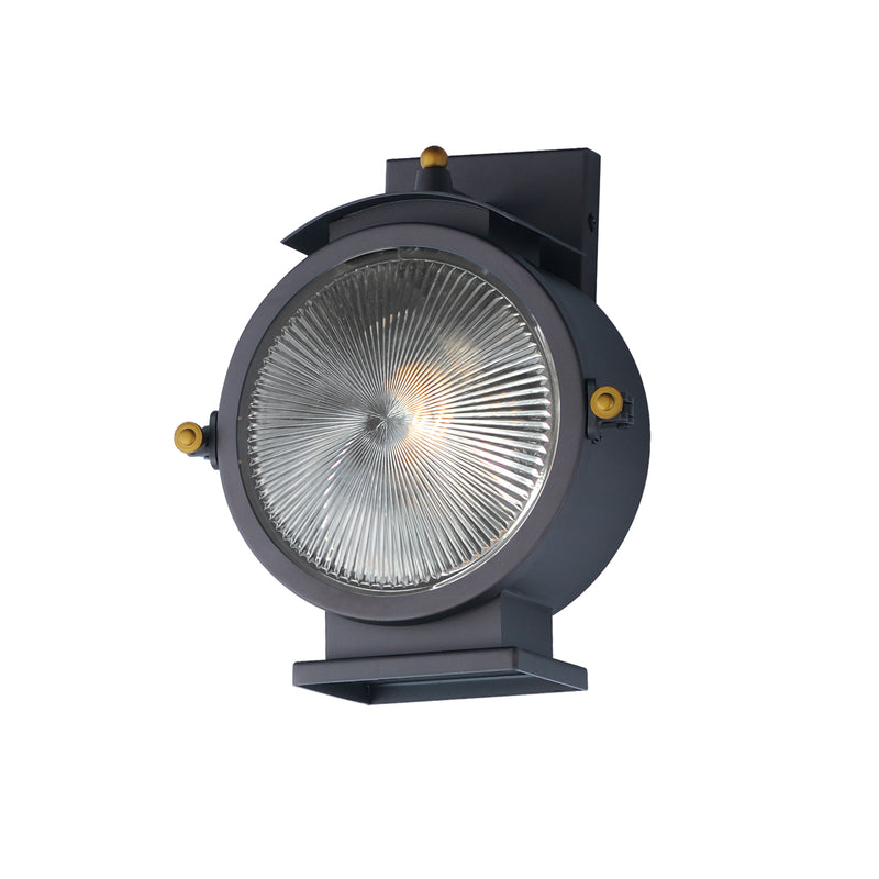 Maxim 10181OIAB Portside 1 Light Outdoor Wall Sconce | Oil Rubbed Bronze / Antique Brass