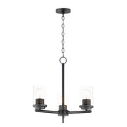 Maxim 10203CLBK Corona 3 Light Chandelier | Black