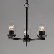 Maxim 10203CLBK Corona 3 Light Chandelier | Black