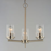 Maxim 10203CLSN Corona 3 Light Chandelier | Satin Nickel