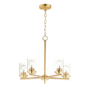 Maxim 10205CLSBR Corona 5 Light Chandelier | Satin Brass