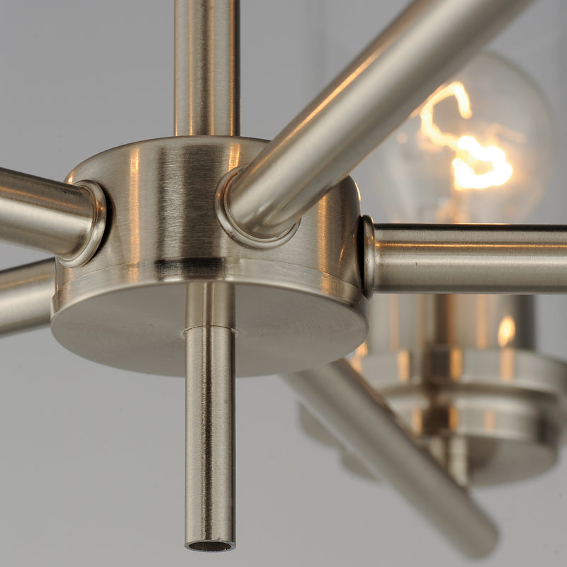 Maxim 10205CLSN Corona 5 Light Chandelier | Satin Nickel