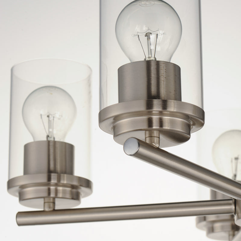 Maxim 10205CLSN Corona 5 Light Chandelier | Satin Nickel