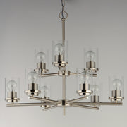 Maxim 10206CLSN Corona 9 Light Chandelier | Satin Nickel