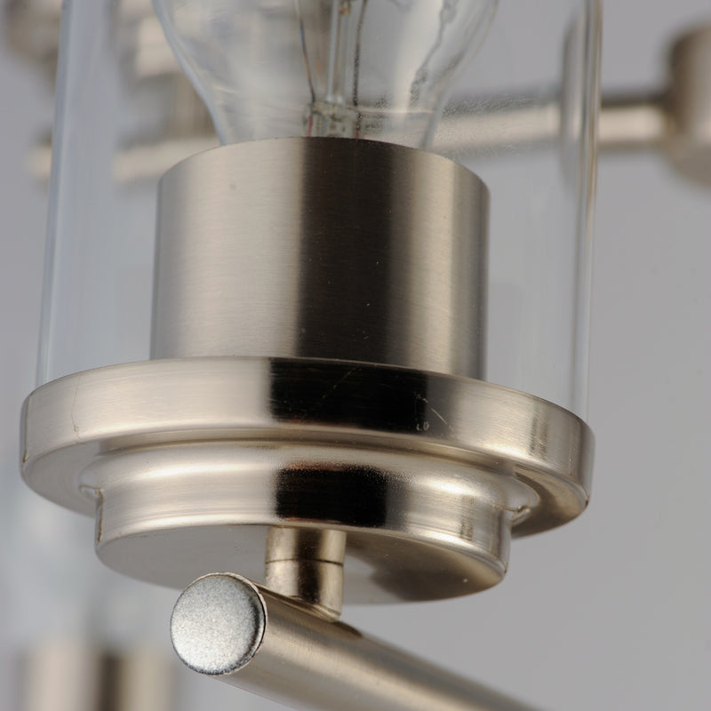 Maxim 10206CLSN Corona 9 Light Chandelier | Satin Nickel