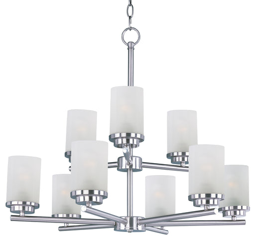 Maxim 10206FTSN Corona 9 Light Chandelier | Satin Nickel