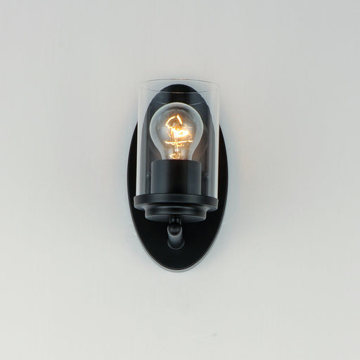 Maxim 10211CLBK Corona 1 Light Wall Sconce | Black