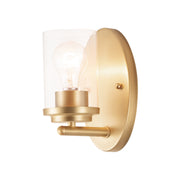 Maxim 10211CLSBR Corona 1 Light Wall Sconce | Satin Brass