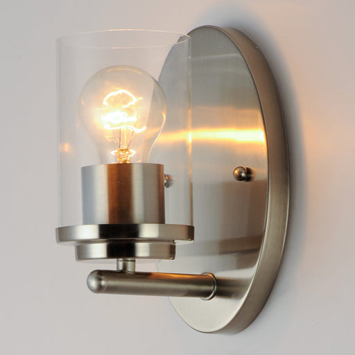 Maxim 10211CLSN Corona 1 Light Wall Sconce | Satin Nickel