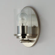 Maxim 10211CLSN Corona 1 Light Wall Sconce | Satin Nickel