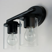 Maxim 10212CLBK Corona 2 Light Bath Vanity | Black