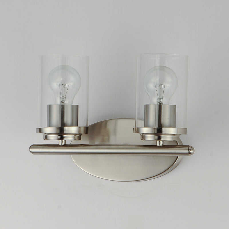 Maxim 10212CLSN Corona 2 Light Bath Vanity | Satin Nickel