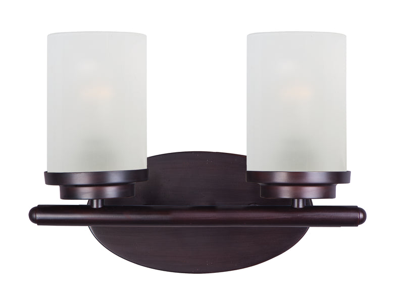 Maxim 10212FTOI Corona 2 Light Bath Vanity | Oil Rubbed Bronze