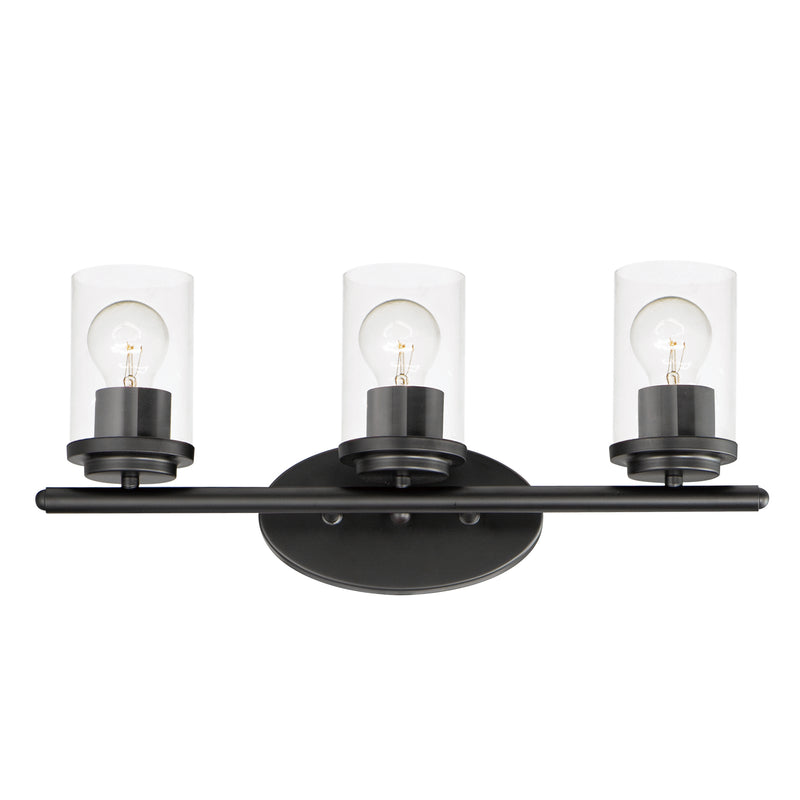 Maxim 10213CLBK Corona 3 Light Bath Vanity | Black