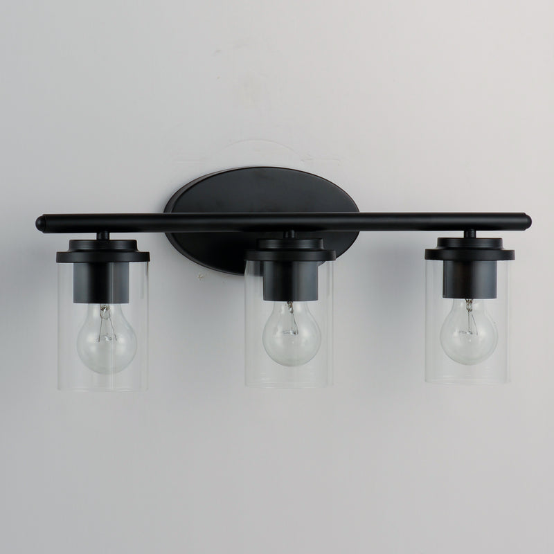 Maxim 10213CLBK Corona 3 Light Bath Vanity | Black