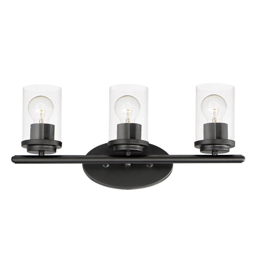 Maxim 10213CLBK Corona 3 Light Bath Vanity | Black