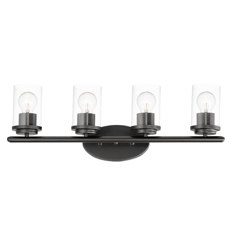 Maxim 10214CLBK Corona 4 Light Bath Vanity | Black