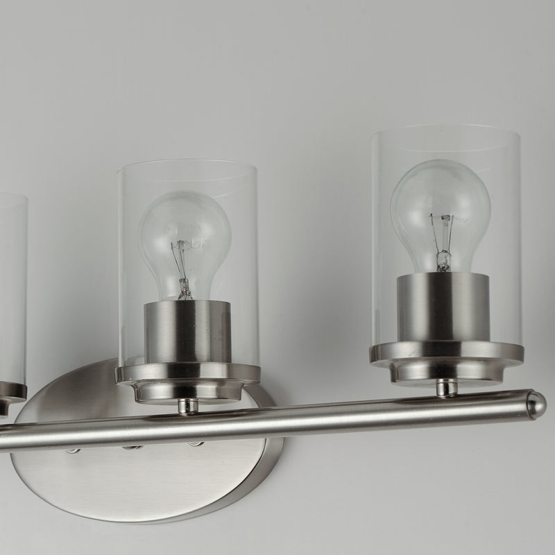 Maxim 10214CLSN Corona 4 Light Bath Vanity | Satin Nickel