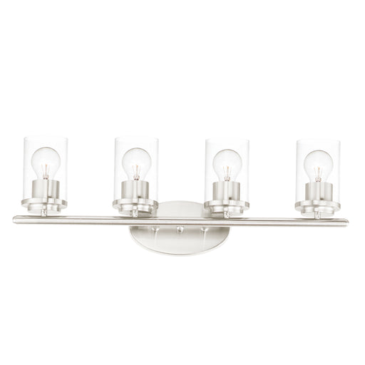 Maxim 10214CLSN Corona 4 Light Bath Vanity | Satin Nickel