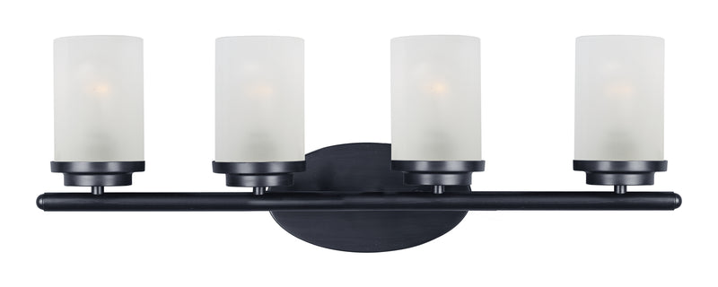 Maxim 10214FTBK Corona 4 Light Bath Vanity | Black