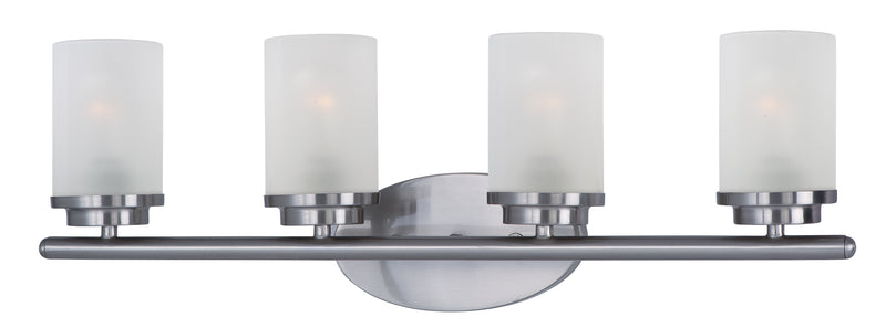 Maxim 10214FTSN Corona 4 Light Bath Vanity | Satin Nickel
