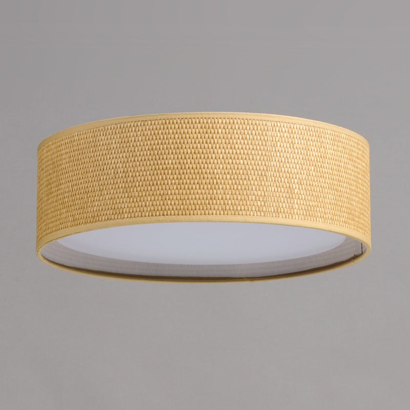 Maxim 10220GC Prime 16" LED Flush Mount | Grass Cloth