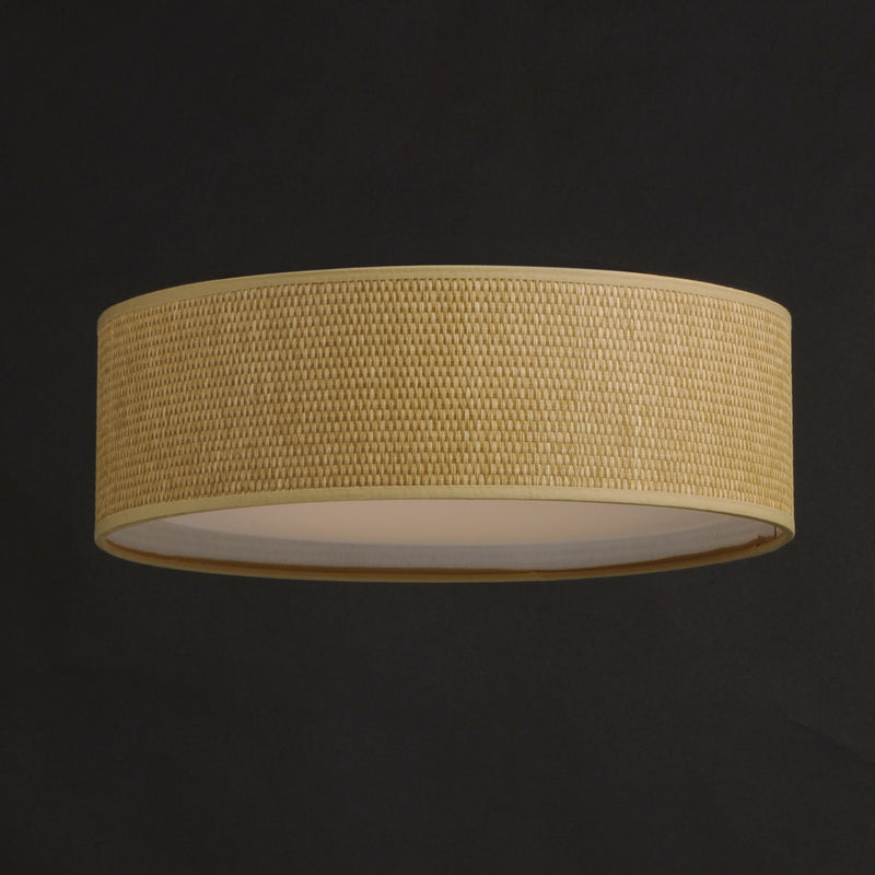 Maxim 10220GC Prime 16" LED Flush Mount | Grass Cloth