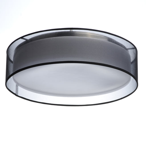 Maxim 10222BO Prime 20" LED Flush Mount | Black Organza