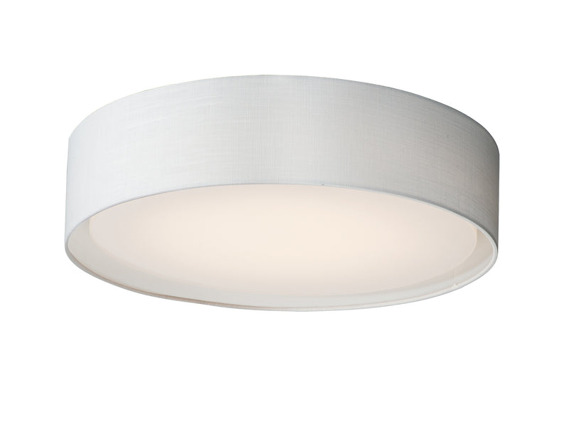 Maxim 10222WL Prime 20" LED Flush Mount | White Linen