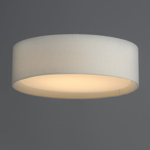 Maxim 10222WL Prime 20" LED Flush Mount | White Linen